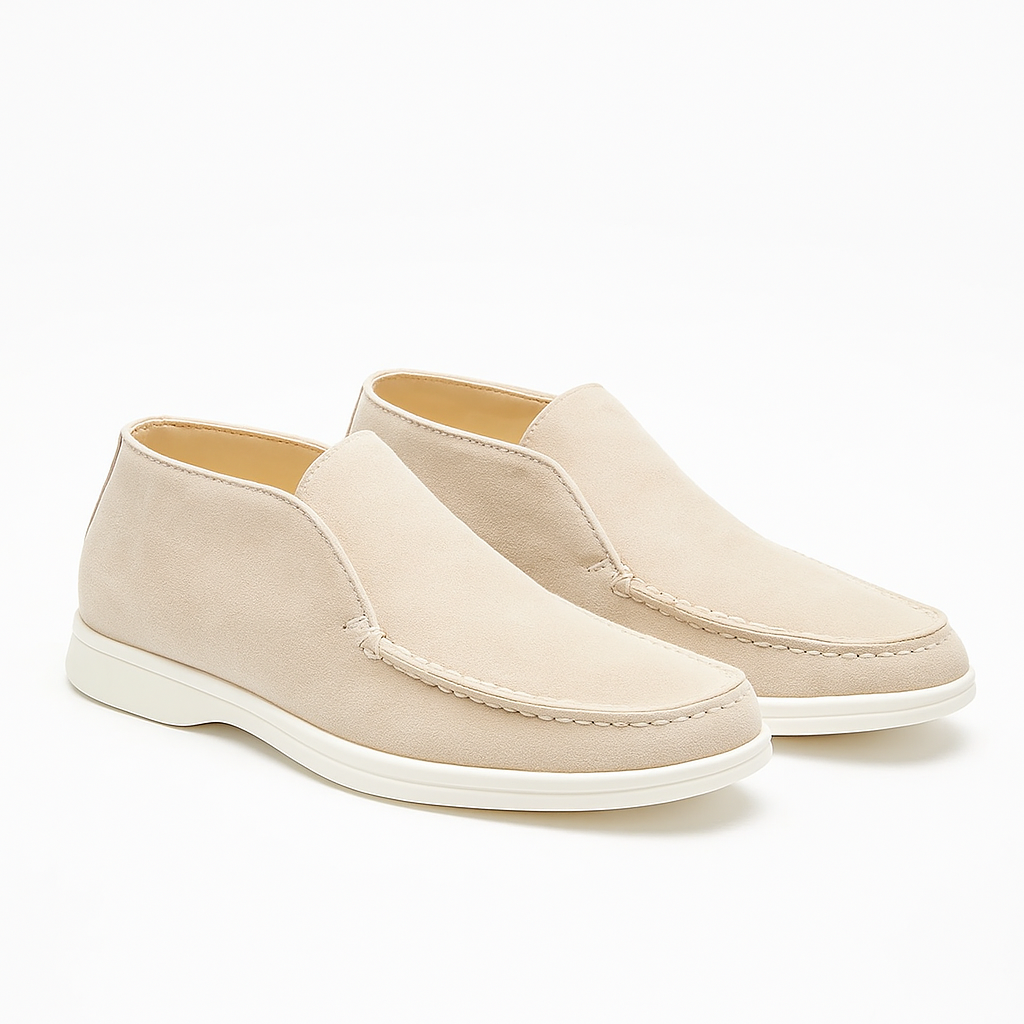 High Suede Loafers