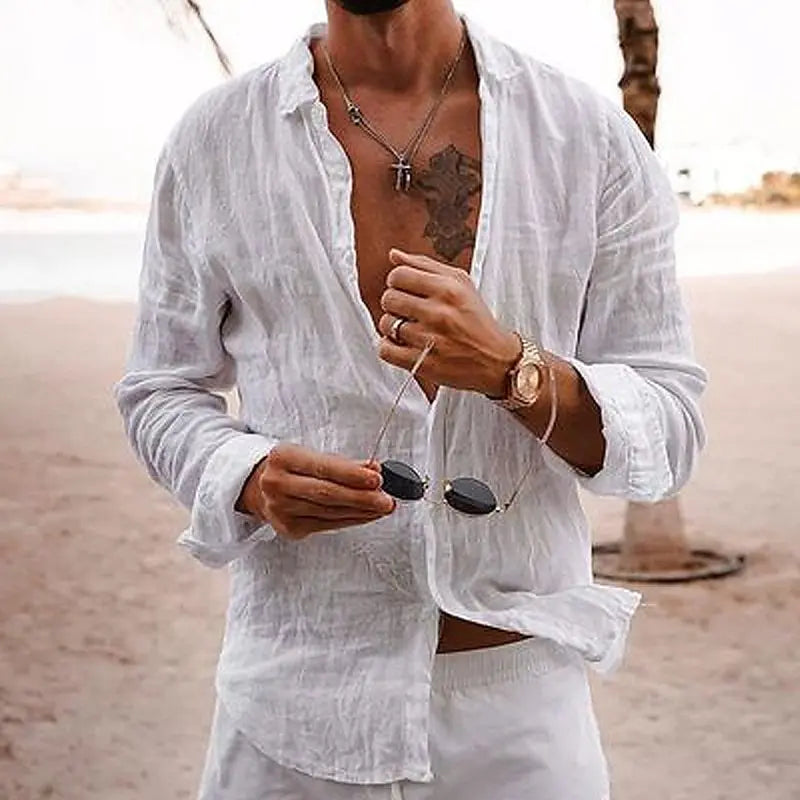 Cardigan - LINEN SHIRT